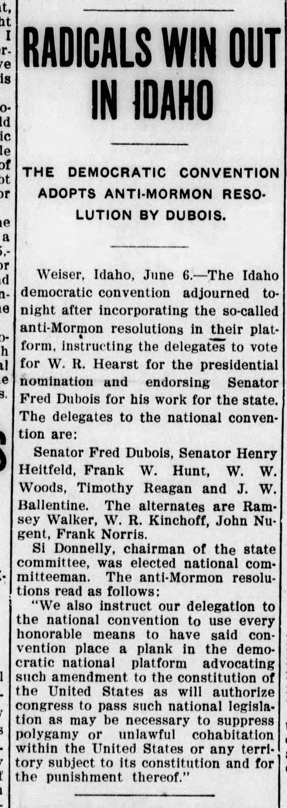 Clipping from Weekly Missoulian